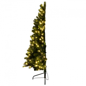 Somogyi KMF 7/150 fal síkjához állítható műfenyő beépített LED világítással 150cm